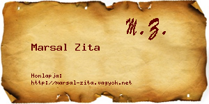 Marsal Zita névjegykártya